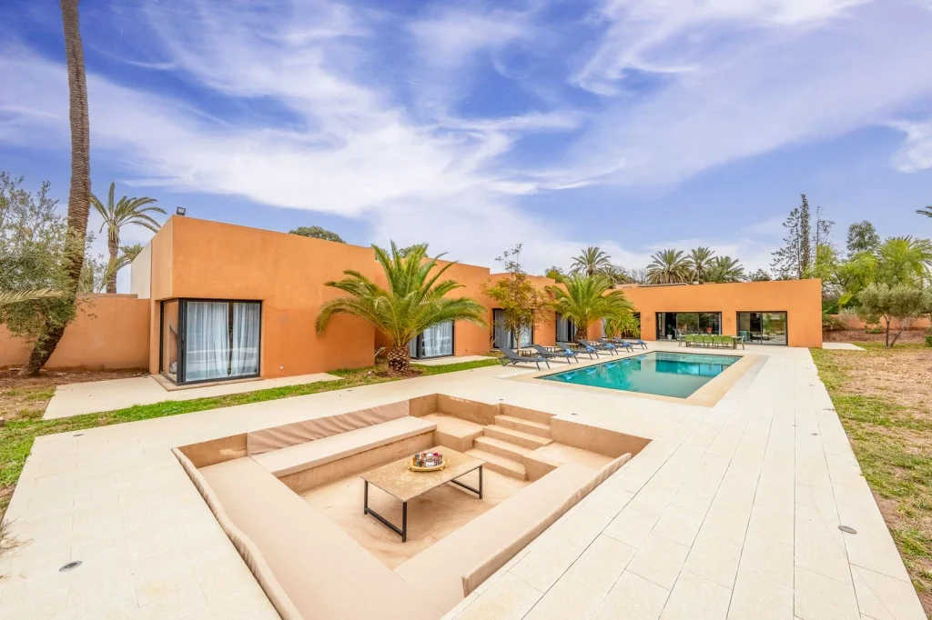 villa luxe Marrakech avec hammam